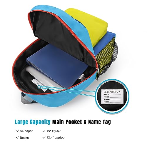 Image of STEAMEDBUN Kids Backpack for Boys,Kindergarten Backpack for Toddler Boys Age 3-6