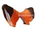 Cat Fox Ears Kitty Costume Halloween Cosplay Fancy Dress Many colors Kits (Orange with Brown Tips (Skin inside))