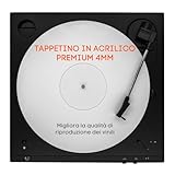 Zoom IMG-1 tappetino acrilico bianco per giradischi Zoom IMG-1 tappetino acrilico bianco per giradischi