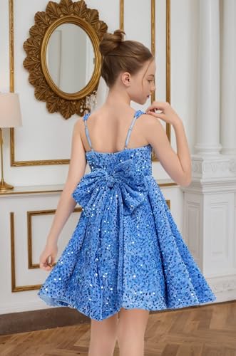 Sequin Homecoming Dresses 2025 for Teens Sparkle Short Prom Dress for Juniors Spaghetti Straps A-Line HOCO Dress3