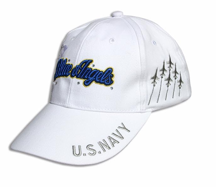 Gorra bordada blanca con pedrería para mujer miniatura 2