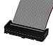 StarTech.com Low Profile 16in Parallel Port Header Cable Adapter w/ Bracket – DB25 to IDC26 Parallel Port Bracket DB-25 (F) to IDC 26 (F) (PLATE25F16LP), Gray
