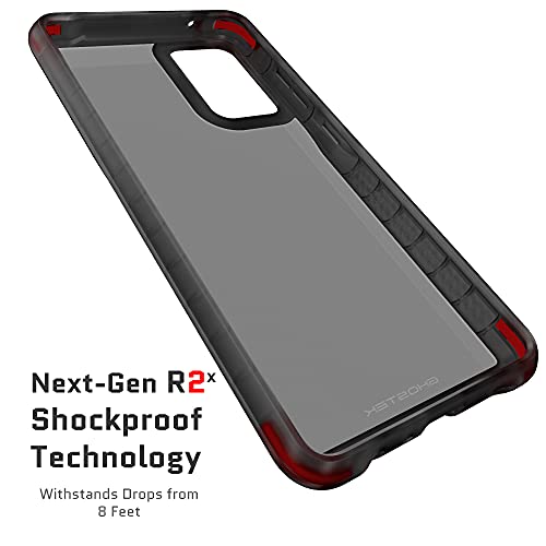 Image of Ghostek Covert Galaxy A72 Phone Case with Clear Slim Fit Design and Anti-Slip Grip Bumper Premium Shockproof Protection Thin Protective Phone Covers Designed for 2021 Galaxy A72 5G (6.7 Inch) (Smoke)