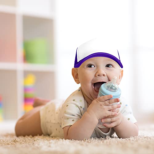 Boné infantil ajustável DALIX para meninos e meninas, Purple-white, 3X-Small