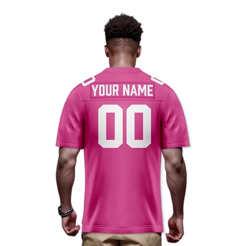 Image of Custom Replica Football Jersey with Name Number Logo