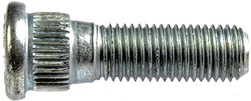 Dorman 610-384 M12-1.50 Serrated Wheel Stud - 15.87mm Knurl, 44.5mm Length Compatible with Select Models, 10 Pack