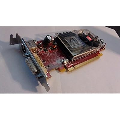 ATI Radeon HD 2400XT 256MB low profile graphics card (full size bracket, DMS-59 to dual VGA adapter)