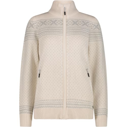 CMP Femme Knitted Veste gilet maille zippé chaud respirant