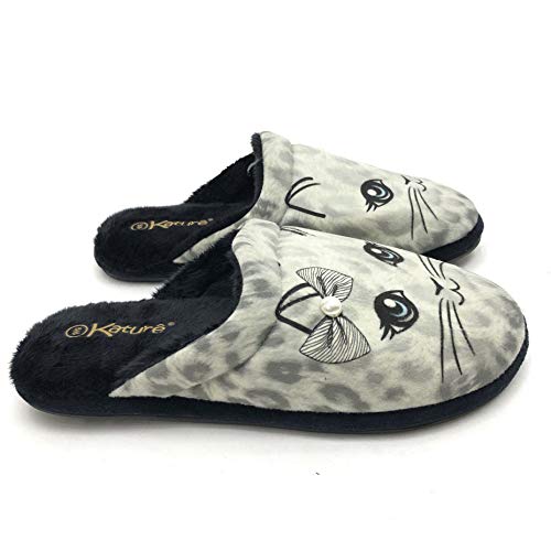 CHINELO KATURÊ PANTUFA GATO LACINHO SOFT FEMININA