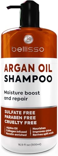 Argan Oil Shampoo - Sulfate Free with No Parabens - Moroccan Bota...