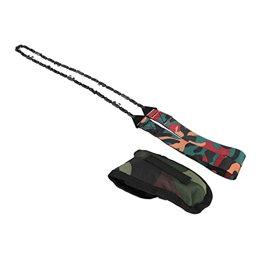 UPKOCH Outdoor Hand Saws with Braided Rope Handles Durable Folding Chain Saws for Hiking Gardening Emergency Use and Field Craft Needs