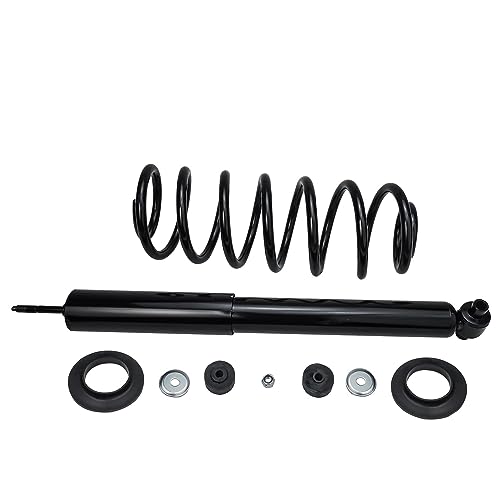 Image of Detroit Axle - Rear Struts and Coil Springs Sway Bars Replacement for 2003-2011 Ford Crown Victoria Mercury Grand Marquis Lincoln Town Car - 4pc Set