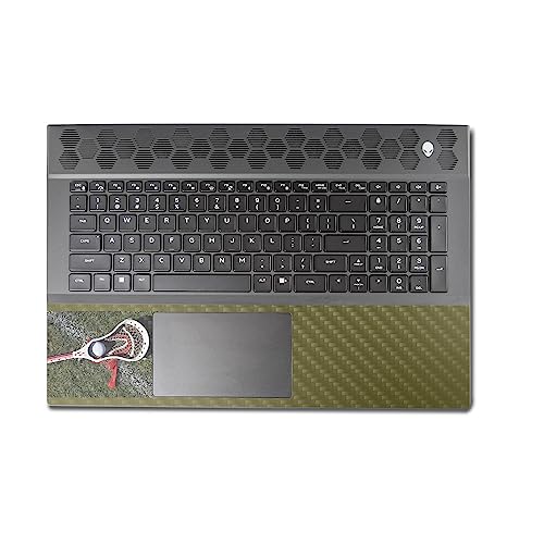 Image of MightySkins Carbon Fiber Skin Compatible With Alienware M18 R1 (2023) Full Wrap Kit - Lacrosse Ball | Protective, Durable Textured Carbon Fiber Finish | Easy To Apply & Change Styles | Made in the USA