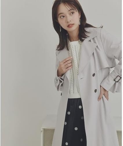 Amazon | フェミニントレンチコート | コート・ジャケット 通販
