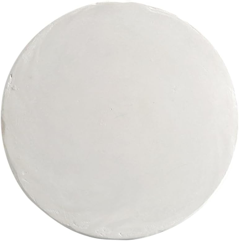 MERRYHAPY Murciélago de cerámica de yeso para manualidades de arcilla, tabla de secado de 11.81 pulgadas para alfareros, discos de yeso redondo