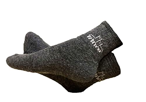 Abolengo de Alpaca Feinste Alpakasocken mit 80% Baby Alpaka, besonders weich und warm, anthrazit, 43-46 Cover