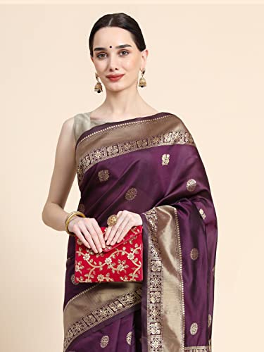 Image of Avantika Fashion Women's Kanjivaram Soft Semi Silk Banarasi Sarees With Blouse Piece.