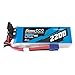 Gens ace G-Tech 2200mAh 45C 14.8V 4S Lipo Battery with EC3 Plug