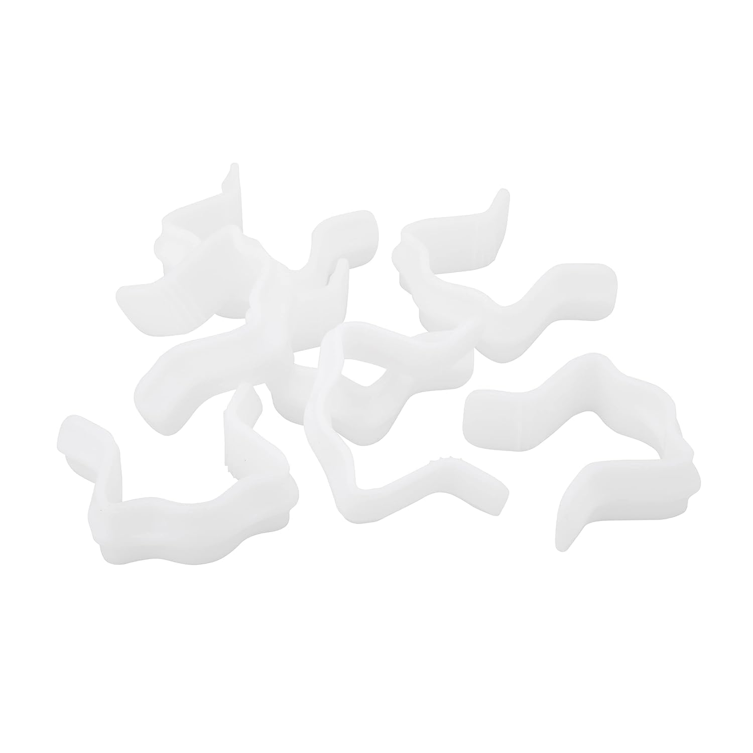 Plastic U Clips for Joining Divan Bed Bases or Ottoman Bed Bases (4 x Plastic U Clips)