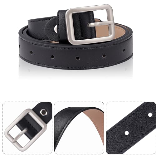 Boys Belt for Kids, Boys Dress Leather Belt for Wedding Graduation Ceremony Church School Uniform Casual Jeans2