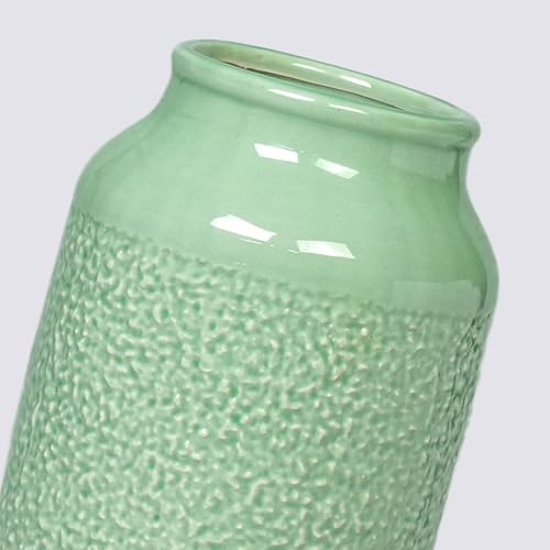 Vase en céramique vert pour décoration intérieure moderne de salon - 8
