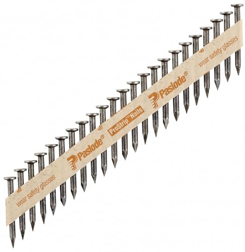 Paslode 650025 Round Head 1-1/2-Inch by .131-Inch, 30 Degree Paper Collated Heat Treated Positive Placement Nail (4,000 Per Box)