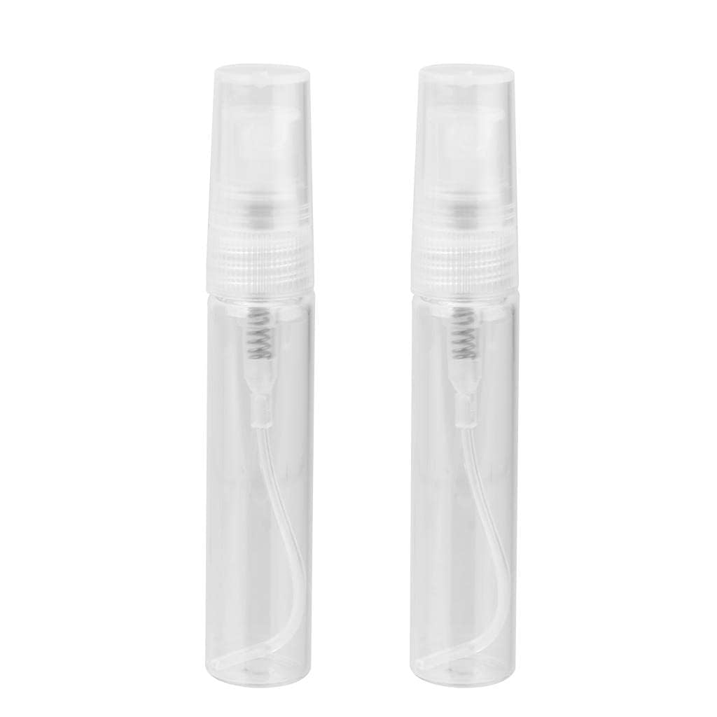 2PCS 5ml Refillable Empty Spray Bottle Perfume Atomizer Travel Sample