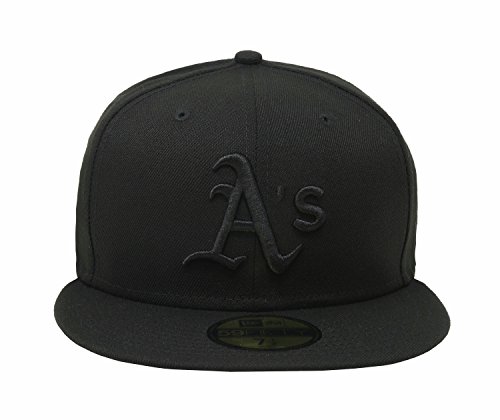 Gorra New Era 59Fifty Oakland Athletics Negro talla 7 1/4 miniatura 2