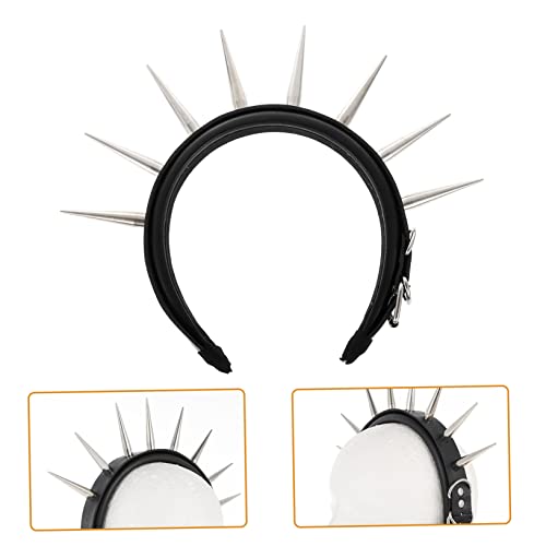 GALPADA Faixa De Cabelo Punk Spike Bandana De Casamento Trajes De Cosplay Primavera Acessórios De Ca