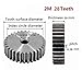 BAIJIAXIUSHANG 2M 28Teeth Gear Rack 28teeth Spur Gear for Precision Machinery Industry 45 Steel CNC Pinion (Number of Teeth : 28 Teeth)