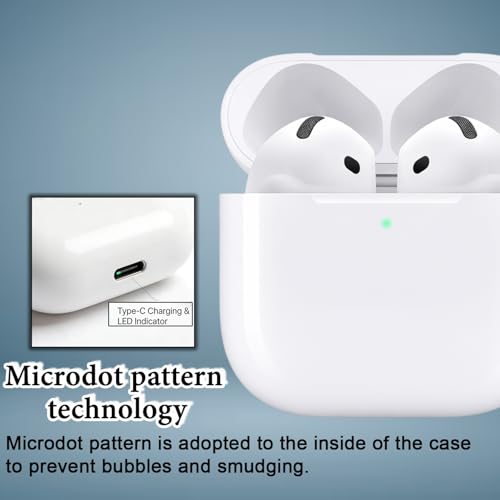 Image of Earbud 4 Wireless Bluetooth Earbuds with Deep Bass,Fast Charging Case Wireless USB-C Type H1 Chip Earbuds with Powerful,Noise Cancellation,Long Battery Backup