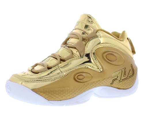 Fila Grant Hill 3 Metallic Mens Shoes Size 7, Color: Metallic Gold