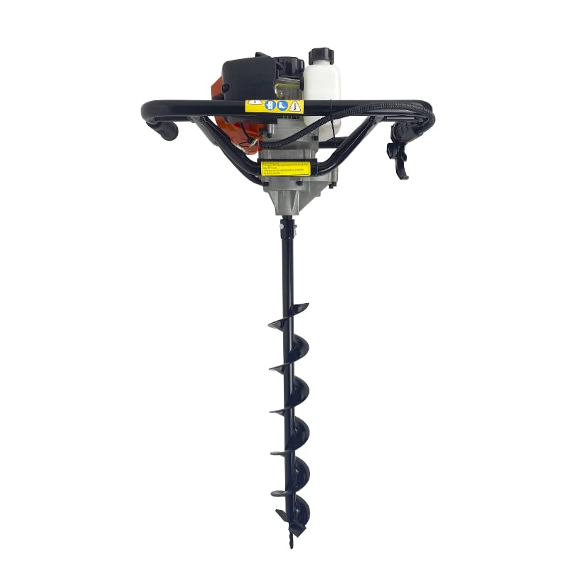 Perfurador de Solo a Gasolina 52cc 2,HP com Broca 80x10cm +