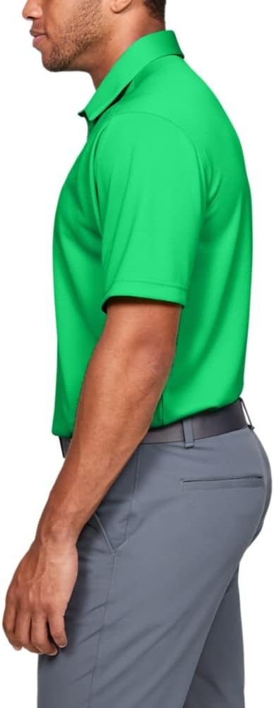 Under Armour Men's Tech Golf Polo 4X-Large Vapor Green (300)/Pitch Gray
