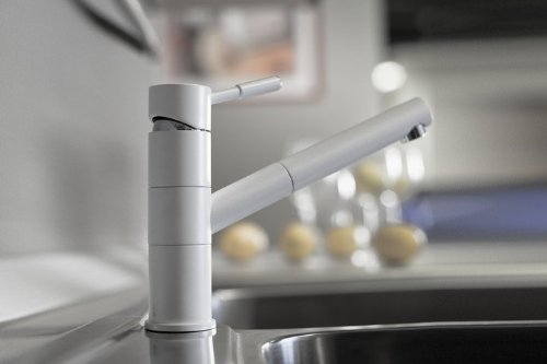 VAF Armatur 9206 Einhebelmischer Für Küche – Chrom, Ausziehbarer Brausekopf, Hochdruck, Made In Germany