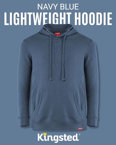 Kingsted Hoodie for Men – Super Soft Lightweight Sweatshirt – Premium Terry Fabric – Classic Everyday Comfort Fit - Image 4