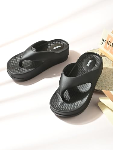 Image of DOCTOR HEALTH SUPER SOFT Women's Flip-Flops Slippers | Flip-Flops | Women's & Girl's Slippers | Comfortable & Lightweight | Soft Foot Massager | All Day Wear Flip-Flops Slipper