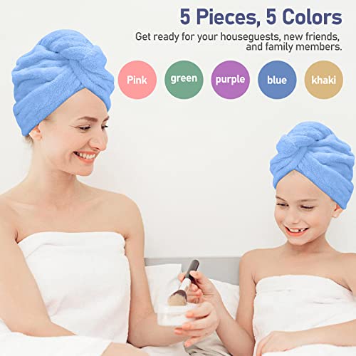 Aivoch BC007 Hair Drying Towels, 5Pcs Microfiber Hair Towel thumb #5