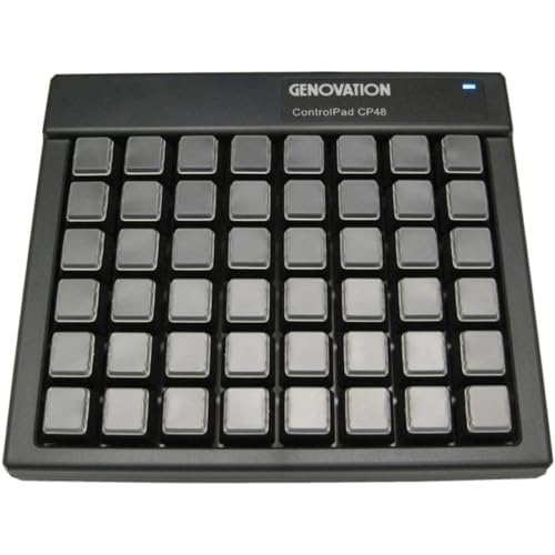 Genovation Controlpad Cp48 Usb Hid - Cable Connectivity - Usb Interface - 48 Key - Compatible With Computer - Programmable Hot Key[s] - Mechanical - Black