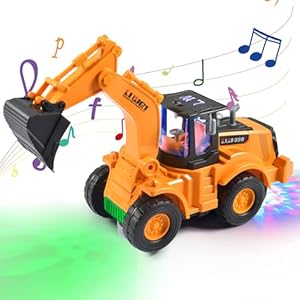 Funmo Bagger Spielzeug mit Licht und Musik