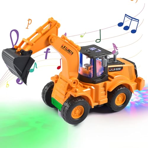 Funmo Bagger Spielzeug mit Licht und Musik
