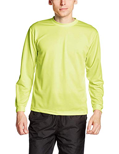 [グリマー] 長袖 4.4オンス ドライ ロングスリーブ Tシャツ [クルーネック] 00304-ALT ボーイズ ライトグリーン 150cm (日本サイズ150相当)（Amazon）
