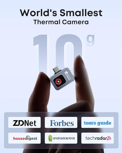 Image of Thermal Master P2 - Thermal Camera for Android, 512x384 Super IR Resolution Infrared Imager with 1.5℃ PCB Accuracy, -4℉ to 1112℉ High Temp, Work for Home Inspection
