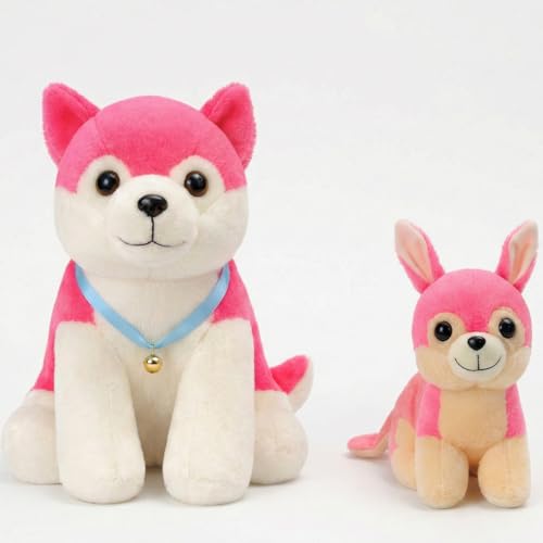 Image of Tabitha Stuffed Toys-Ultra Soft Plush Toy for Kids | Birthday Gifts for Kids and Girls | (Combo of 2 Toys 35 Cm Pink Dog & 25 Cm Pink Cat)