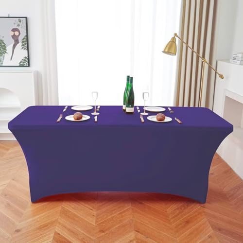 Nappe de table extensible sans pli pour éliminer le repassage des grands buffets