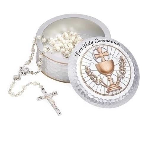 Roman Giftware Inc, Sacraments, Baptism & Christening, 1.5" H Baptism Keepsake Box,Religious, Inspirational, Durable (2X2X1) #TOP15