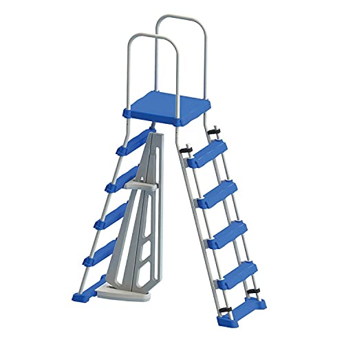 Aquarian Phoenix 18' X 52" Steel Frame Above Ground Swimming Pool, Pump And Ladder Kit With Sand Filter, Pool Liner, Skimmer, And Cleaning Accessories #TOP4