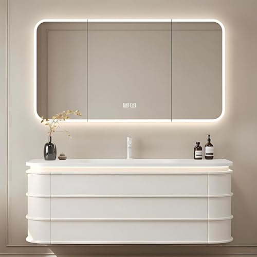 kmnub 52IN Bathroom Vanity - Floating Bathroom Vanity with Sink,