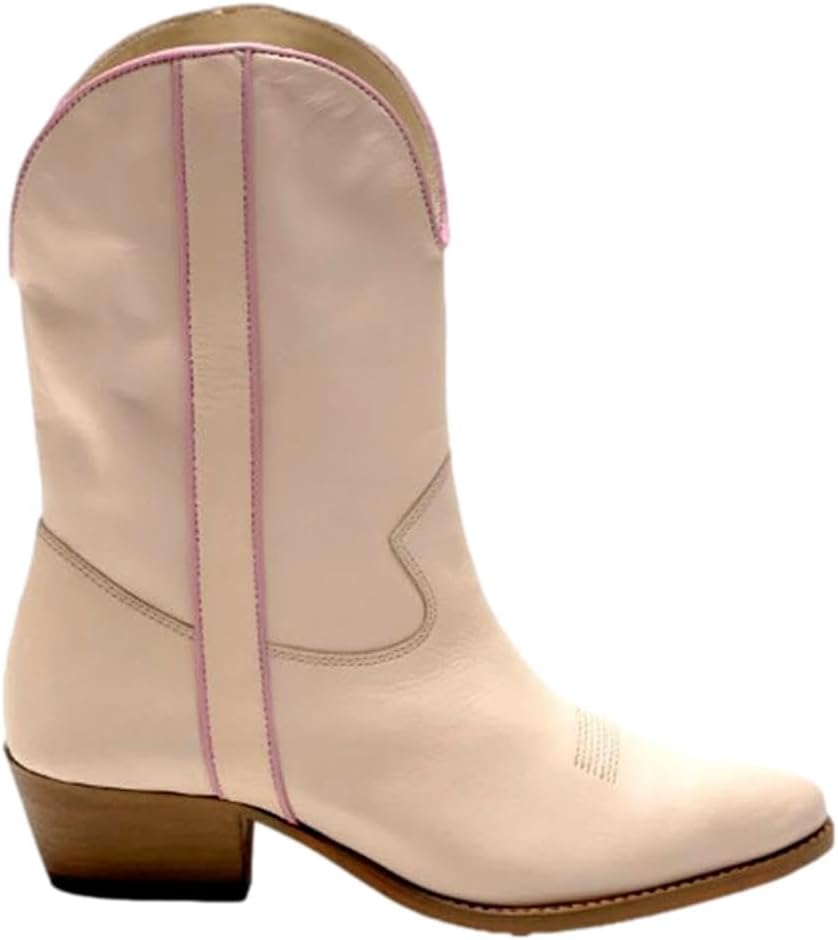 Free People Women's Borderline Western Boots, Plaster (OB1670452-1103, US Footwear Size System, Adult, Women, Numeric, Medium, 7.5)