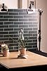 Bessie Bakes Green Subway Tile with White Grout Replicated Photography Backdrop 2 Feet Wide x 3 Feet Long 3 mm Thick #5
